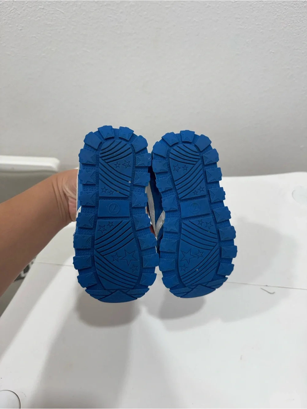 Carter's Blue, White and Red Toddler Athletic Sneakers